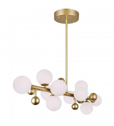 Element 10 Light Chandelier With Sun Gold Finish (1125P36-10-268) - CWI Element 10 Light Chandelier With Sun Gold Finish (1125P36-10-268) - CWI