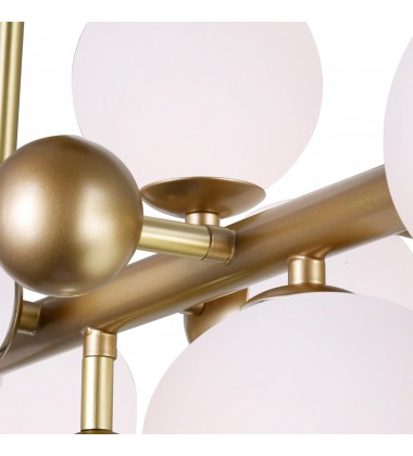 Element 10 Light Chandelier With Sun Gold Finish (1125P36-10-268) - CWI Element 10 Light Chandelier With Sun Gold Finish (1125P36-10-268) - CWI