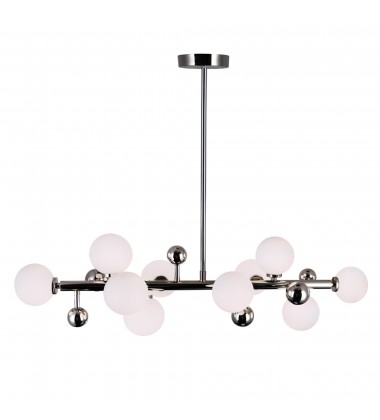  Element 10 Light Chandelier With Polished Nickel Finish (1125P36-10-613) - CWI