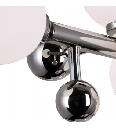  Element 10 Light Chandelier With Polished Nickel Finish (1125P36-10-613) - CWI