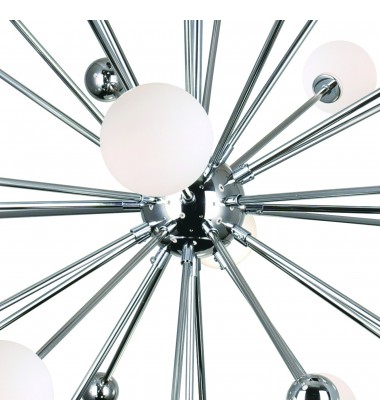 Element 17 Light Chandelier With Polished Nickel Finish (1125P39-17-613) - CWI Element 17 Light Chandelier With Polished Nickel Finish (1125P39-17-613) - CWI