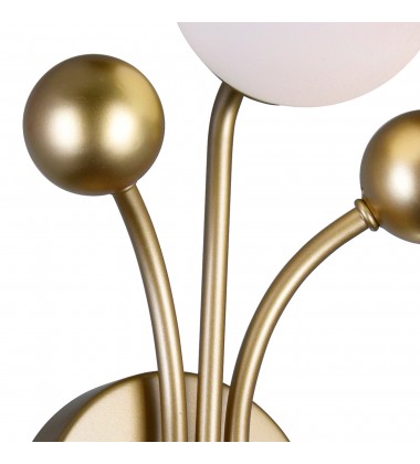 Element 1 Light Wall Light With Sun Gold Finish (1125W8-1-268) - CWI Element 1 Light Wall Light With Sun Gold Finish (1125W8-1-268) - CWI