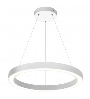 Ringer 1 Tier LED Integrated White Chandelier (1131P28-103) - CWI