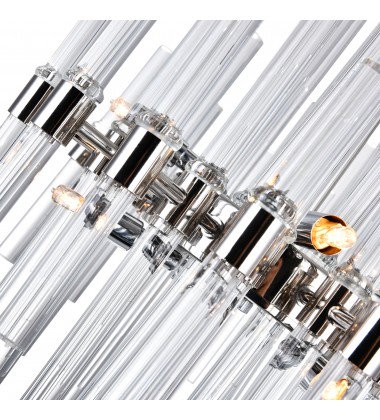 Miroir 8 Light Chandelier With Polished Nickel Finish (1137P16-8-613) - CWI Miroir 8 Light Chandelier With Polished Nickel Finish (1137P16-8-613) - CWI