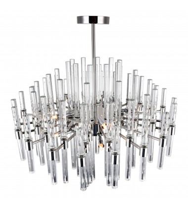  Miroir 10 Light Chandelier With Polished Nickel Finish (1137P26-10-613) - CWI