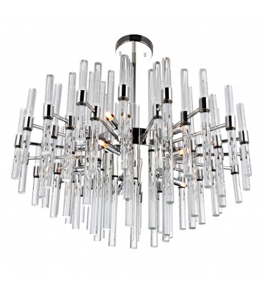  Miroir 10 Light Chandelier With Polished Nickel Finish (1137P26-10-613) - CWI