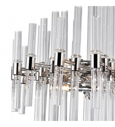  Miroir 10 Light Chandelier With Polished Nickel Finish (1137P26-10-613) - CWI