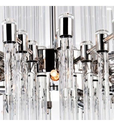  Miroir 10 Light Chandelier With Polished Nickel Finish (1137P26-10-613) - CWI