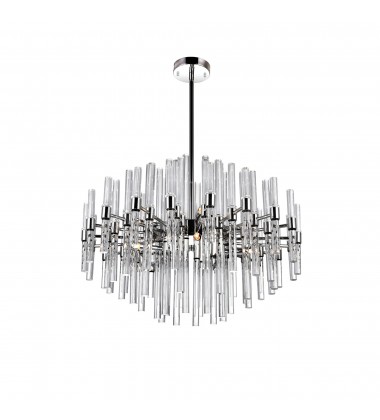  Miroir 10 Light Chandelier With Polished Nickel Finish (1137P26-10-613) - CWI