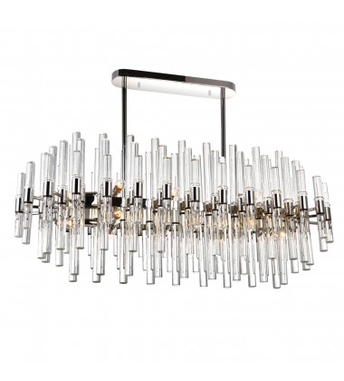  Miroir 16 Light Pool Table Light With Polished Nickel Finish (1137P40-16-613) - CWI