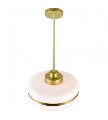 Elementary 1 Light Down Pendant With Pearl Gold Finish (1143P12-1-270) - CWI Elementary 1 Light Down Pendant With Pearl Gold Finish (1143P12-1-270) - CWI
