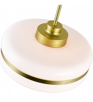 Elementary 1 Light Down Pendant With Pearl Gold Finish (1143P12-1-270) - CWI Elementary 1 Light Down Pendant With Pearl Gold Finish (1143P12-1-270) - CWI