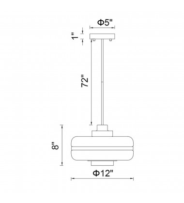 Elementary 1 Light Down Pendant With Pearl Gold Finish (1143P12-1-270) - CWI Elementary 1 Light Down Pendant With Pearl Gold Finish (1143P12-1-270) - CWI