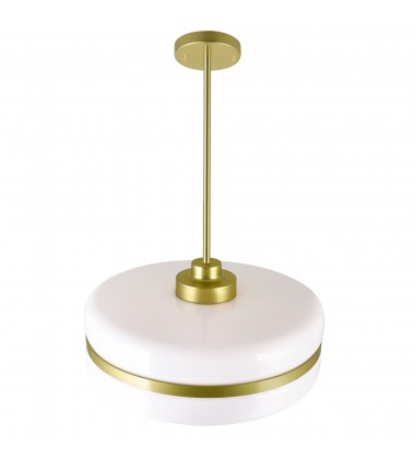  Elementary 1 Light Down Pendant With Pearl Gold Finish (1143P16-1-270) - CWI