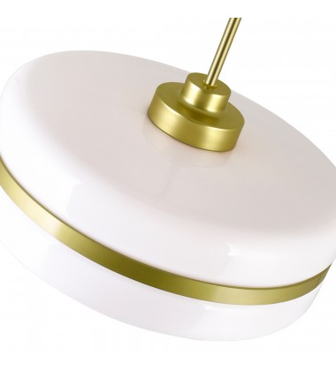 Elementary 1 Light Down Pendant With Pearl Gold Finish (1143P16-1-270) - CWI