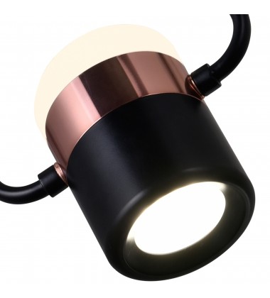  Moxie LED Down Mini Pendant with Black Finish (1147P10-1-101) - CWI Lighting