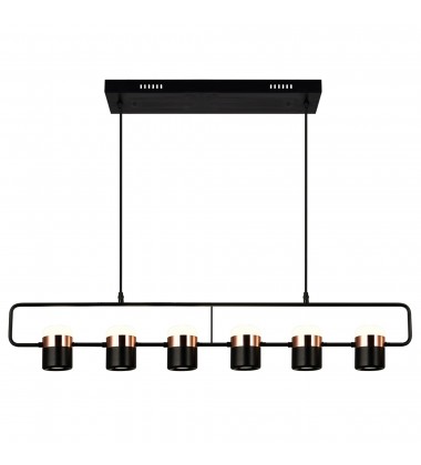  Moxie LED Pool Table Light with Black Finish (1147P45-6-101) - CWI Lighting