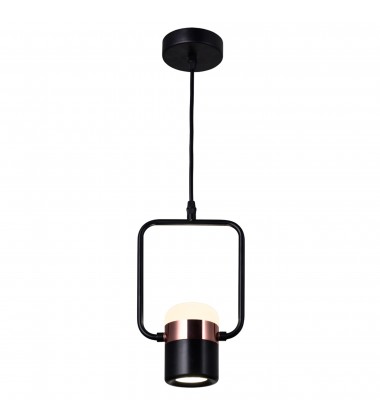  Moxie LED Down Mini Pendant with Black Finish (1147P6-1-101) - CWI Lighting
