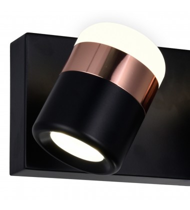  Moxie LED Vanity Light with Black Finish (1147W16-3-101) - CWI Lighting