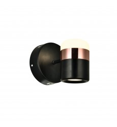  Moxie LED Wall Light with Black Finish (1147W5-1-101) - CWI Lighting