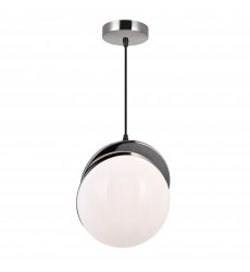 Gemini 1 Light Mini Pendant With Polished Nickel Finish (1148P10-1-613) - CWI  Gemini 1 Light Mini Pendant With Polished Nickel Finish (1148P10-1-613) - CWI