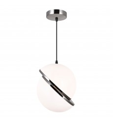 Gemini 1 Light Mini Pendant With Polished Nickel Finish (1148P10-1-613) - CWI  Gemini 1 Light Mini Pendant With Polished Nickel Finish (1148P10-1-613) - CWI