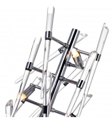  Icicle 3 Light Table Lamp With Chrome Finish (1154T25-3-601) - CWI