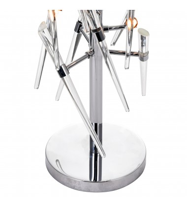 Icicle 3 Light Table Lamp With Chrome Finish (1154T25-3-601) - CWI