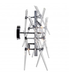  Icicle 3 Light Wall Light With Chrome Finish (1154W11-3-601) - CWI