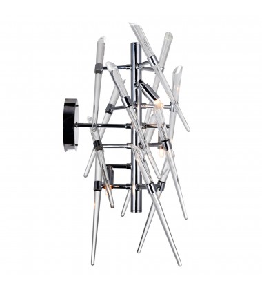  Icicle 3 Light Wall Light With Chrome Finish (1154W11-3-601) - CWI
