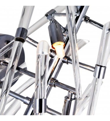  Icicle 3 Light Wall Light With Chrome Finish (1154W11-3-601) - CWI