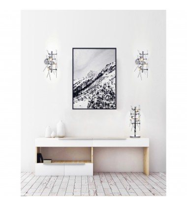  Icicle 3 Light Wall Light With Chrome Finish (1154W11-3-601) - CWI