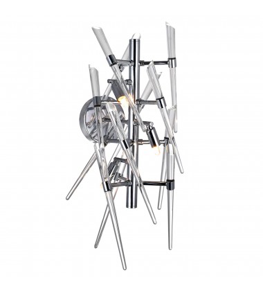  Icicle 3 Light Wall Light With Chrome Finish (1154W11-3-601) - CWI