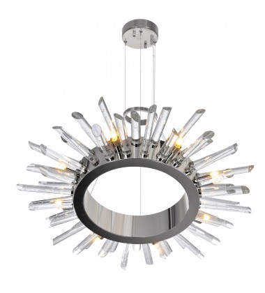  Thorns 8 Light Chandelier With Polished Nickel Finish (1170P25-8-613) - CWI