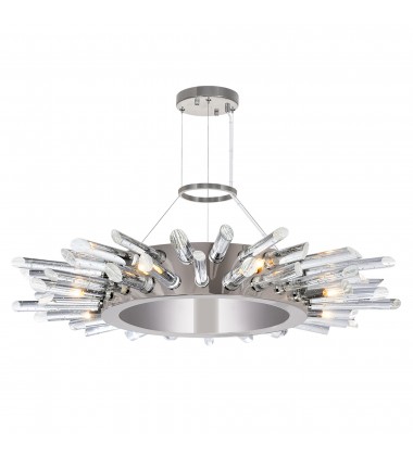  Thorns 8 Light Chandelier With Polished Nickel Finish (1170P25-8-613) - CWI