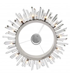  Thorns 12 Light Chandelier With Polished Nickel Finish (1170P32-12-613) - CWI