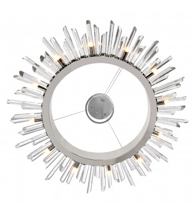  Thorns 12 Light Chandelier With Polished Nickel Finish (1170P32-12-613) - CWI