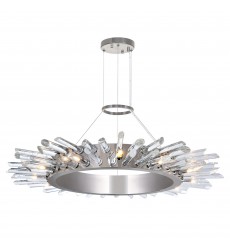  Thorns 12 Light Chandelier With Polished Nickel Finish (1170P32-12-613) - CWI