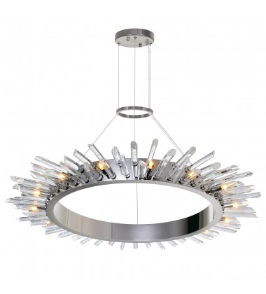  Thorns 15 Light Chandelier With Polished Nickel Finish (1170P39-15-613) - CWI