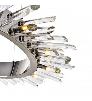  Thorns 15 Light Chandelier With Polished Nickel Finish (1170P39-15-613) - CWI