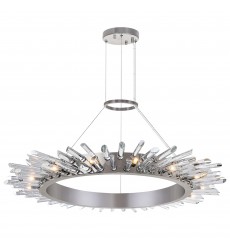  Thorns 15 Light Chandelier With Polished Nickel Finish (1170P39-15-613) - CWI