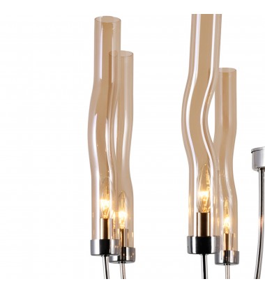 Meduse 8 Light Chandelier With Polished Nickel Finish (1203P21-8-613) - CWI Meduse 8 Light Chandelier With Polished Nickel Finish (1203P21-8-613) - CWI