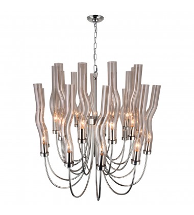 Meduse 22 Light Chandelier With Polished Nickel Finish (1203P29-22-613) - CWI Meduse 22 Light Chandelier With Polished Nickel Finish (1203P29-22-613) - CWI