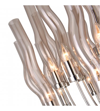 Meduse 22 Light Chandelier With Polished Nickel Finish (1203P29-22-613) - CWI Meduse 22 Light Chandelier With Polished Nickel Finish (1203P29-22-613) - CWI