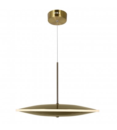  LED Pendant with Brass Finish (1204P16-1-625-A) - CWI Lighting