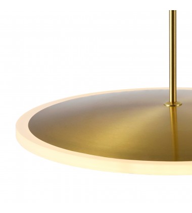  Ovni LED Island/Pool Table Chandelier With Brass Finish (1204P43-5-625-A) - CWI