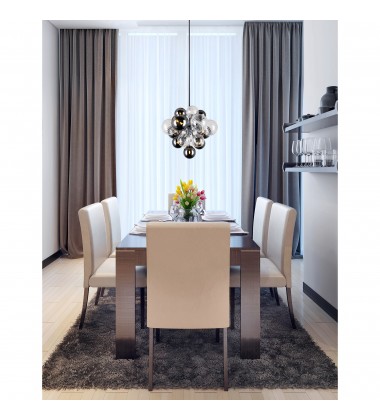  Pallocino 8 Light Chandelier With Chrome Finish (1205P16-8-601) - CWI