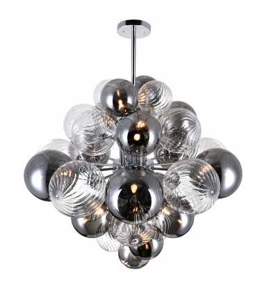  Pallocino 15 Light Chandelier With Chrome Finish (1205P25-15-601) - CWI