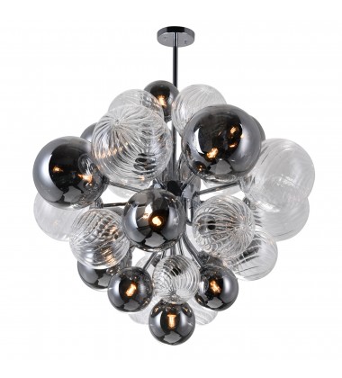  Pallocino 15 Light Chandelier With Chrome Finish (1205P25-15-601) - CWI
