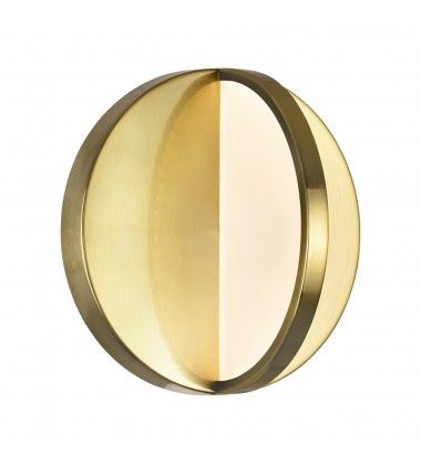  LED Sconce with Brushed Brass Finish (1206W7-1-629-A) - CWI Lighting